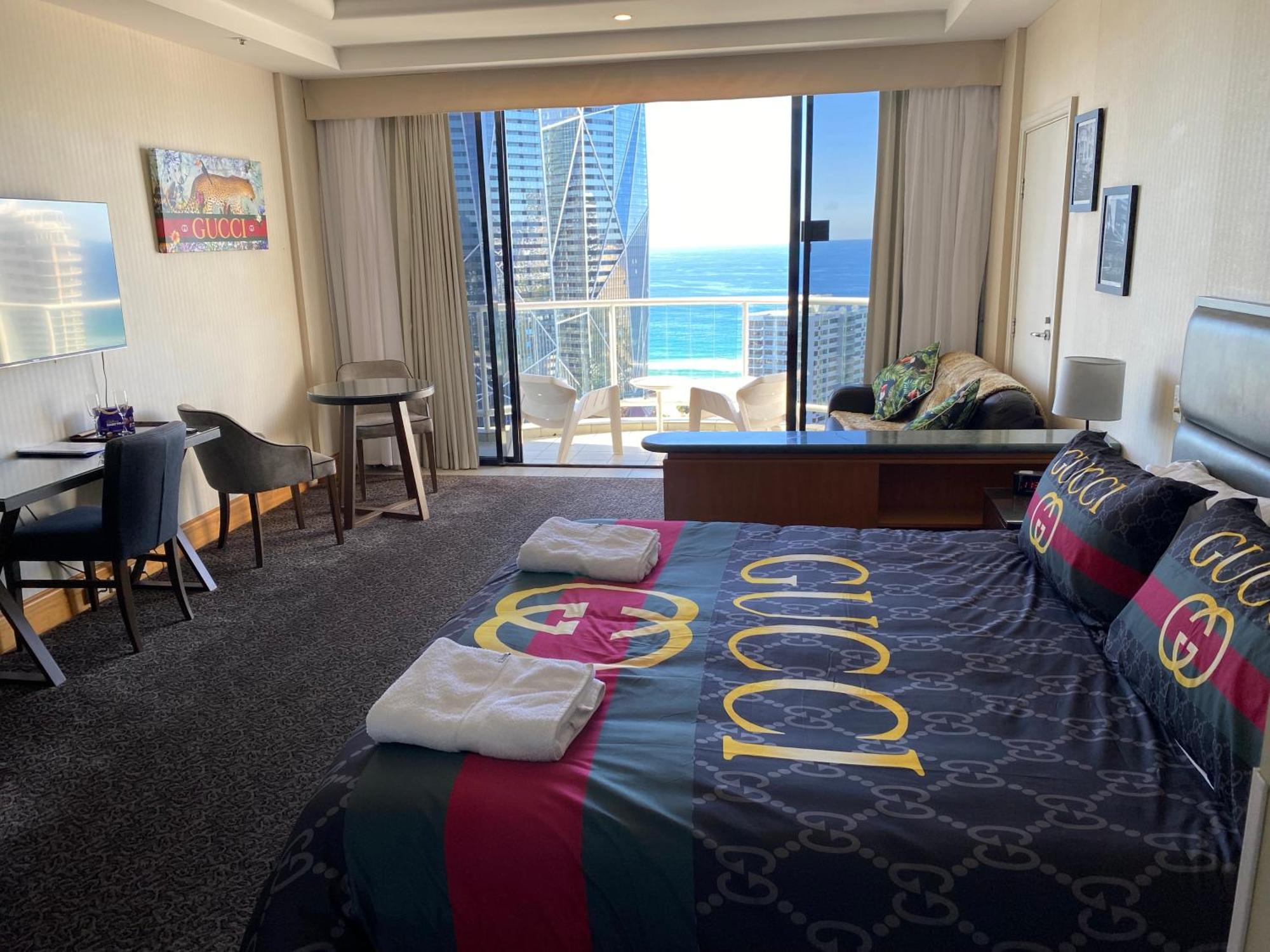 Luxury Privately Owned Ocean View Studio Apartments At O4Ks Gold Tower Gold Coast Ngoại thất bức ảnh
